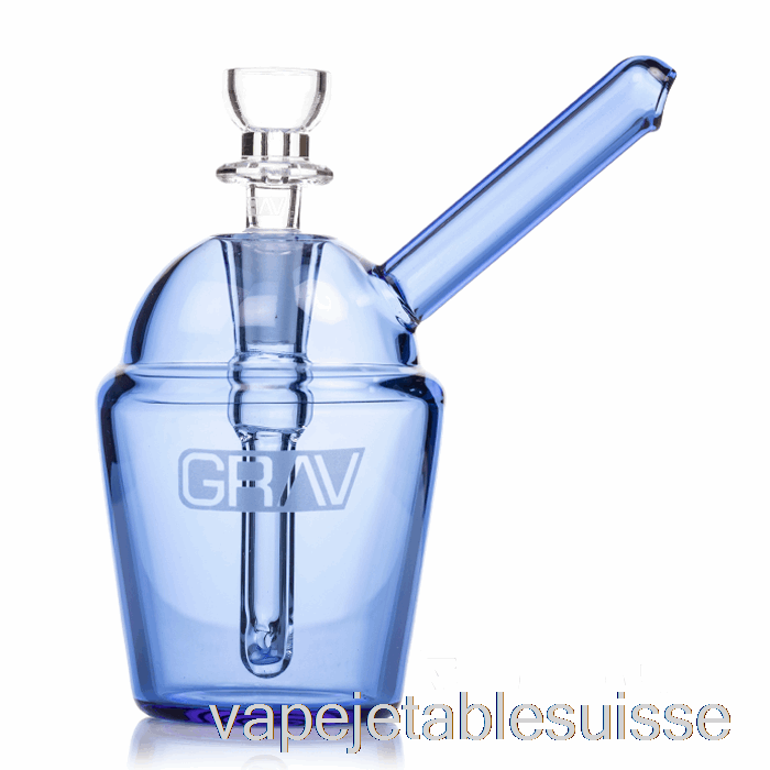 Vape Suisse Grav Slush Cup Barboteur De Poche Cobalt Clair